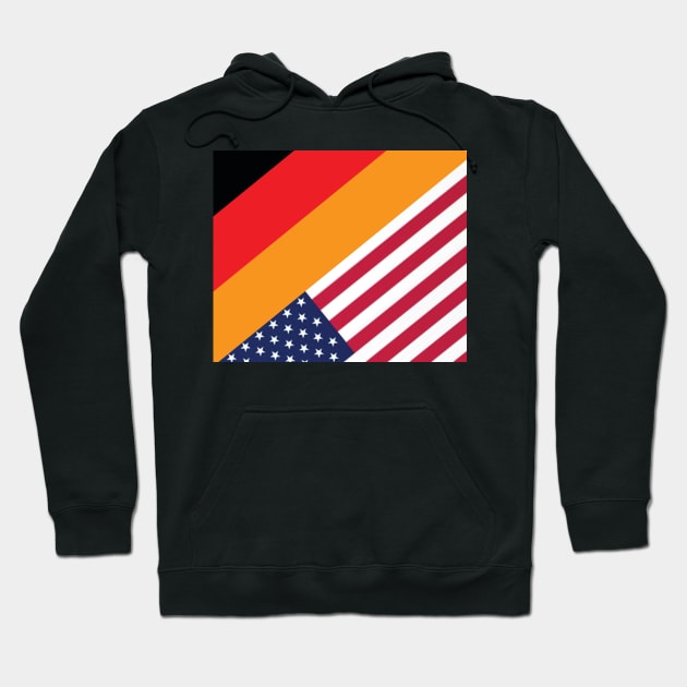 Half German half American Hoodie by PandLCreations